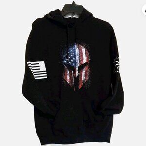 Grunt Style Spartan 2.0 Mens Hoodie black long sleeve Medium